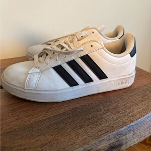 Adidas White and Black Sneakers